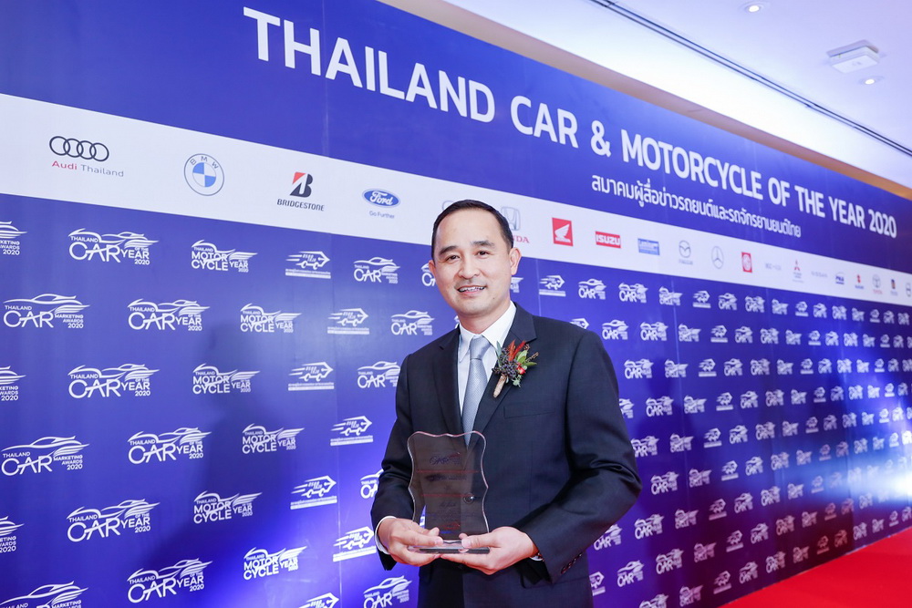 บริดจสโตน คว้ารางวัล “Top Tire Sales Award” จากงาน Thailand Car of the Year 2020