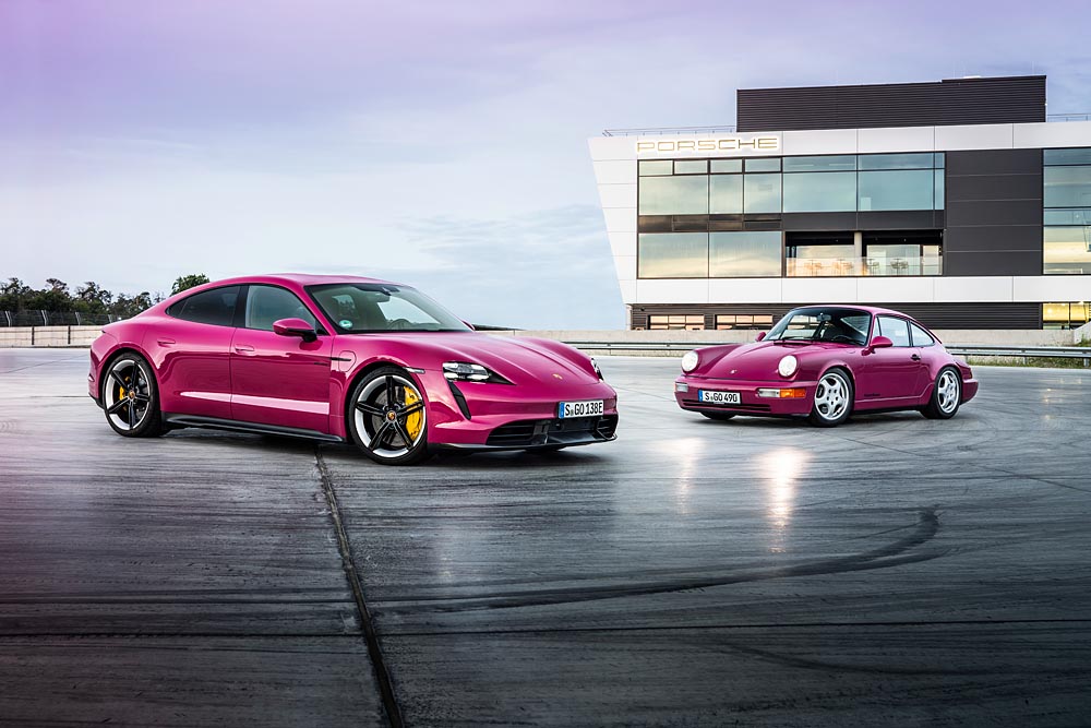 ปอร์เช่ ไทคานน์ (Porsche Taycan) เพิ่มเฉดสีตัวถังใหม่