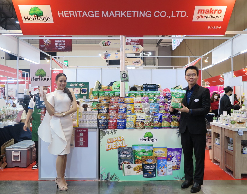 เครือเฮอริเทจ ร่วมออกบูธในงาน Makro HoReCa 2022