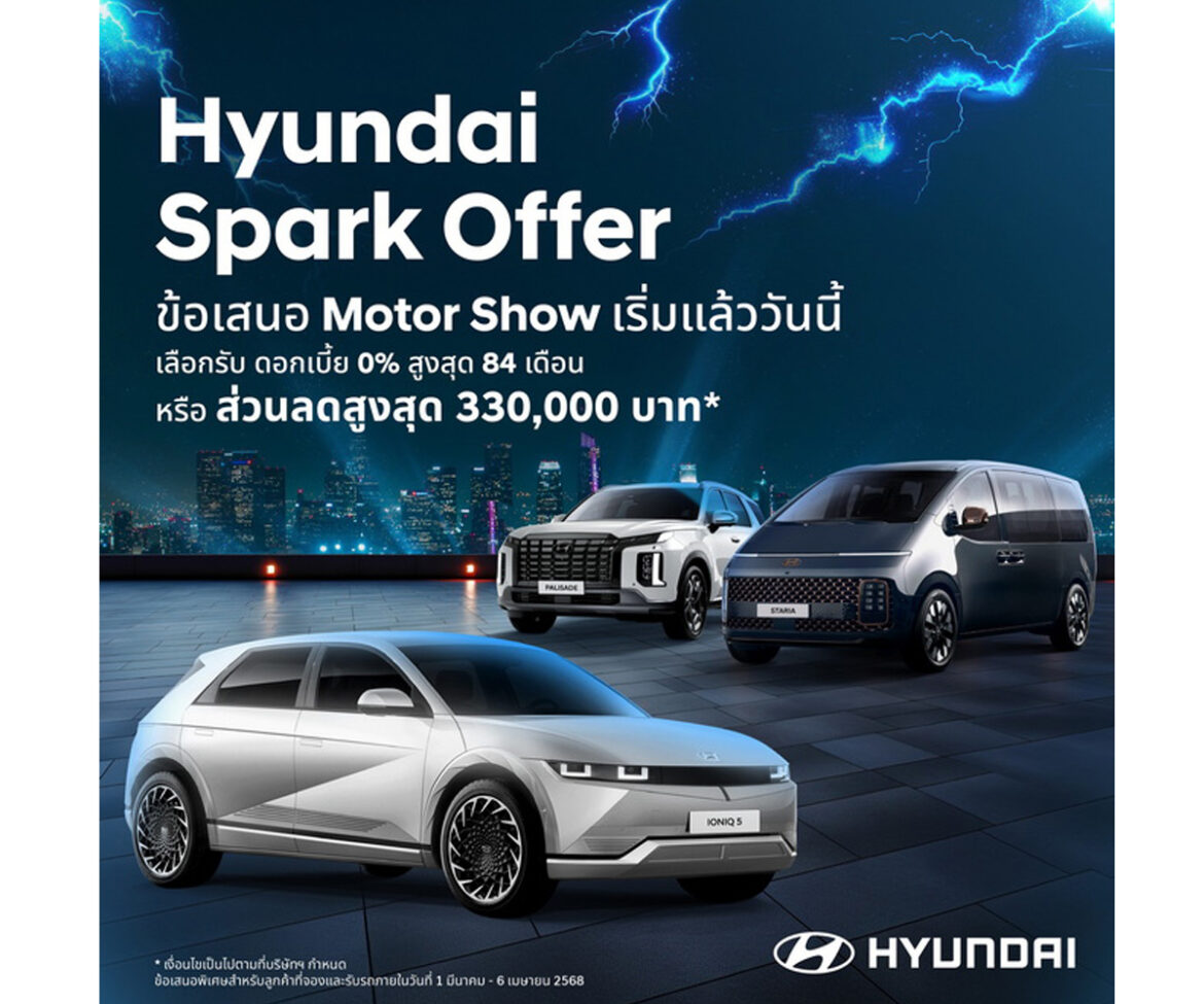 ฮุนไดปล่อยดีลแรงแห่งปี “HYUNDAI SPARK OFFER”
